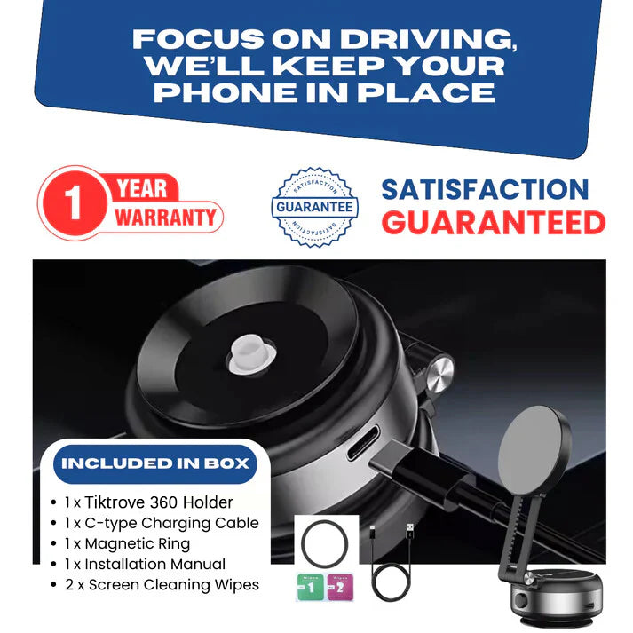 Foldable Portable Vacuum Magnetic Cell Phone Holder