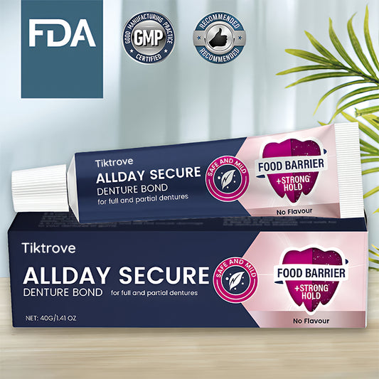 TIKTROVE  AllDay Secure Denture Bond