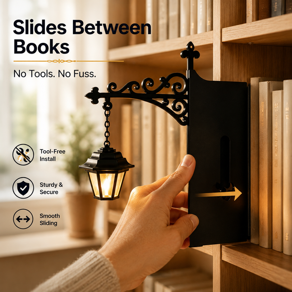 Library Lantern-Decorative Bookshelf Lighting