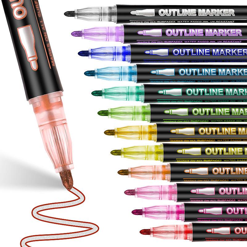Dreamy Sparkle Dual-Line Contour Pen