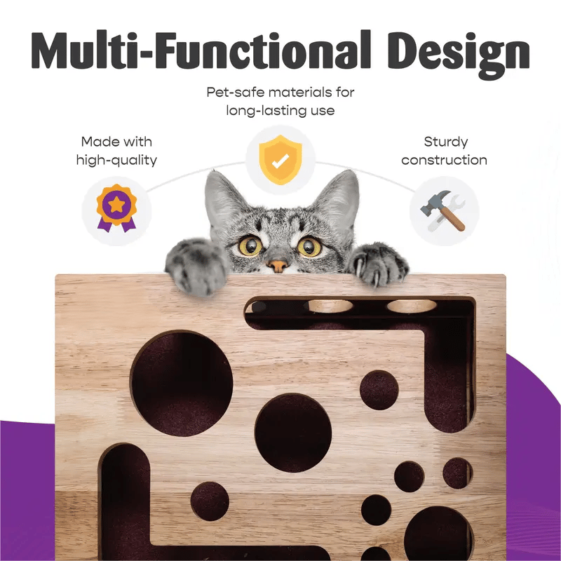 🎁🎄Cat Scratch Puzzle Enrichment Box