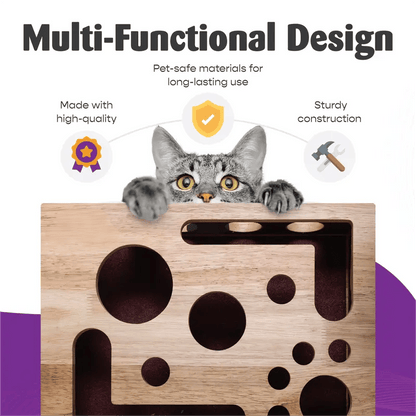 🎁🎄Cat Scratch Puzzle Enrichment Box