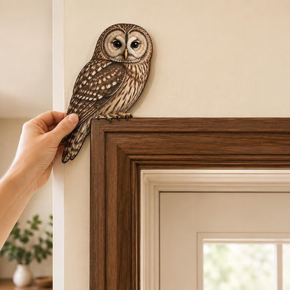 Wooden Chickadee Door Topper