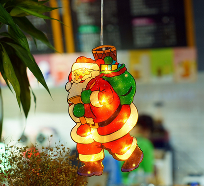 🎄 Christmas Window Hanging Lights 🌟