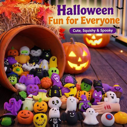 💥 LAST DAY 50% OFF🎃 Halloween Squishies Stress Relief Toy Set