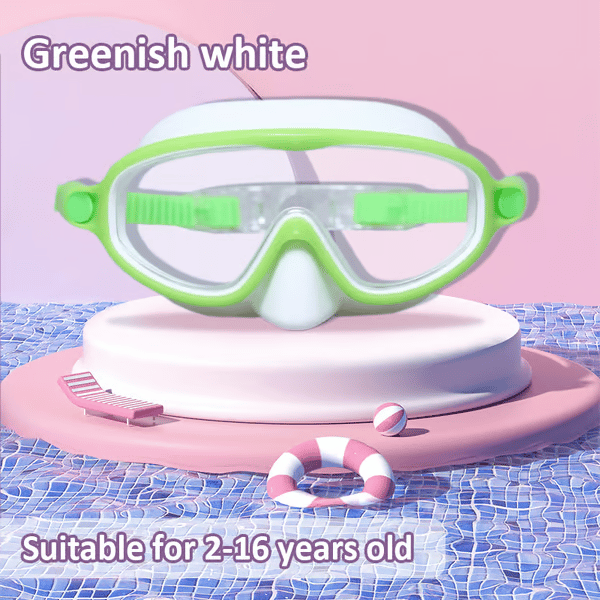 🏊‍♀️Last Day Buy 1 Get 1 Free🏊‍♀️-HD children's large frame waterproof and anti-fog swimming goggles