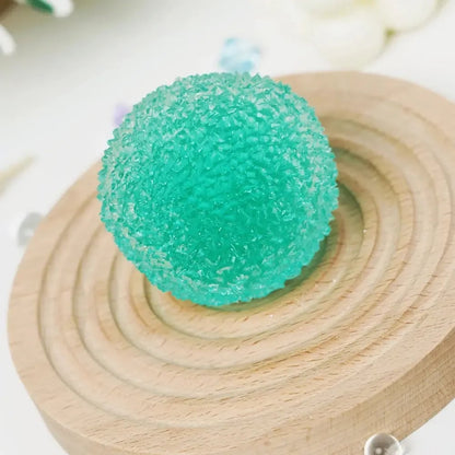🔥✨Handcrafted Crystal Mochi Ball Squishy Toy – Soft TPR Stress Relief Fidget 💖