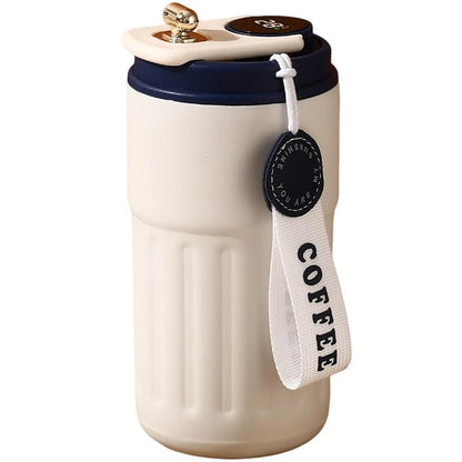 🎁🎁Christmas gift🎁450ml Stainless Steel Travel Mug with Temperature Display - Vacuum Insulated Bottle