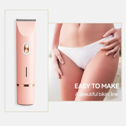2-in-1 Painless Bikini Hair Trimmer