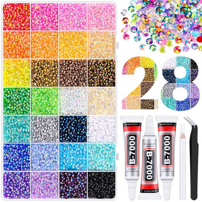 🔥Resin Jelly Rhinestones for Crafting Multicolor 3mm Flatback Gems💎