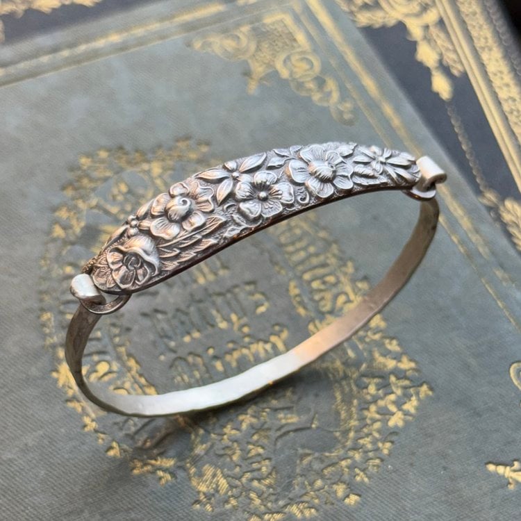 Handmade Spoon Bangle - Crafted by Vintage Spoon