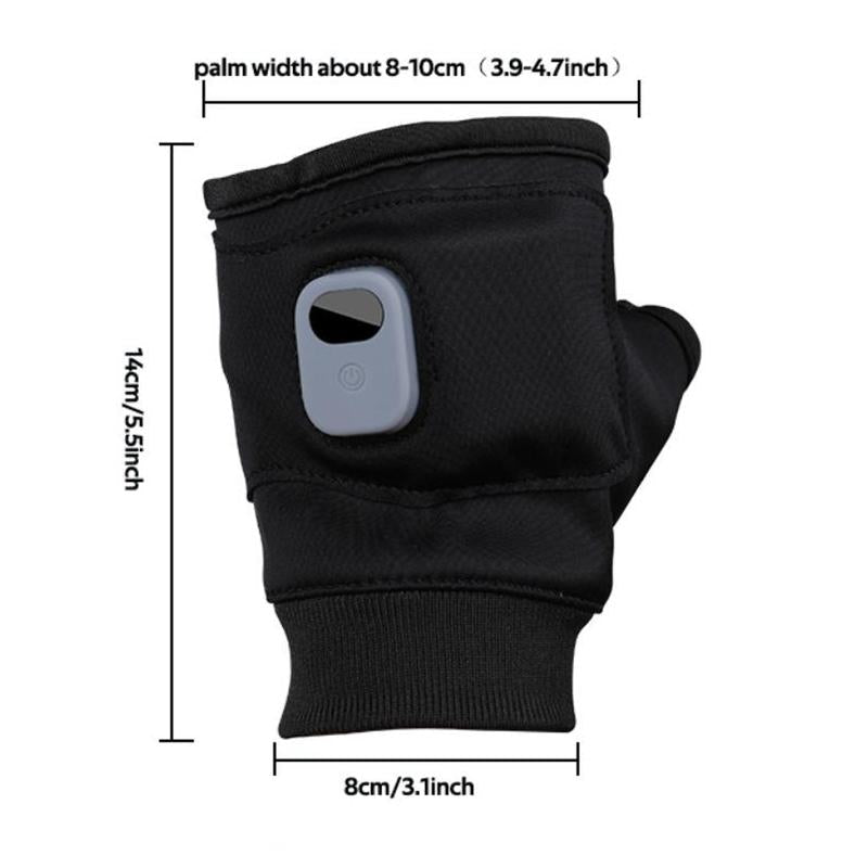 Portable Heating Gloves with Digital Display