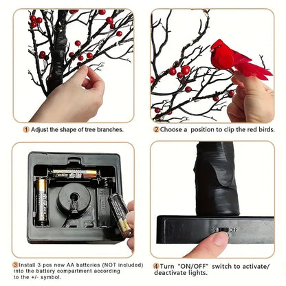 ❤️ LED Vintage Glowing Tree