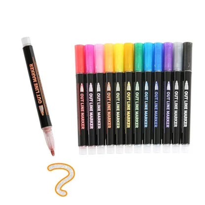 🎁Best Gift🎅Marker Pen for Highlight  （12 colors）