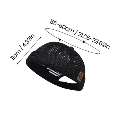 Lightweight Breathable Mesh Brimless Cap