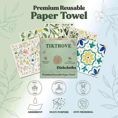 Dishcloths for Kitchen & Cleaning | 5 Pack