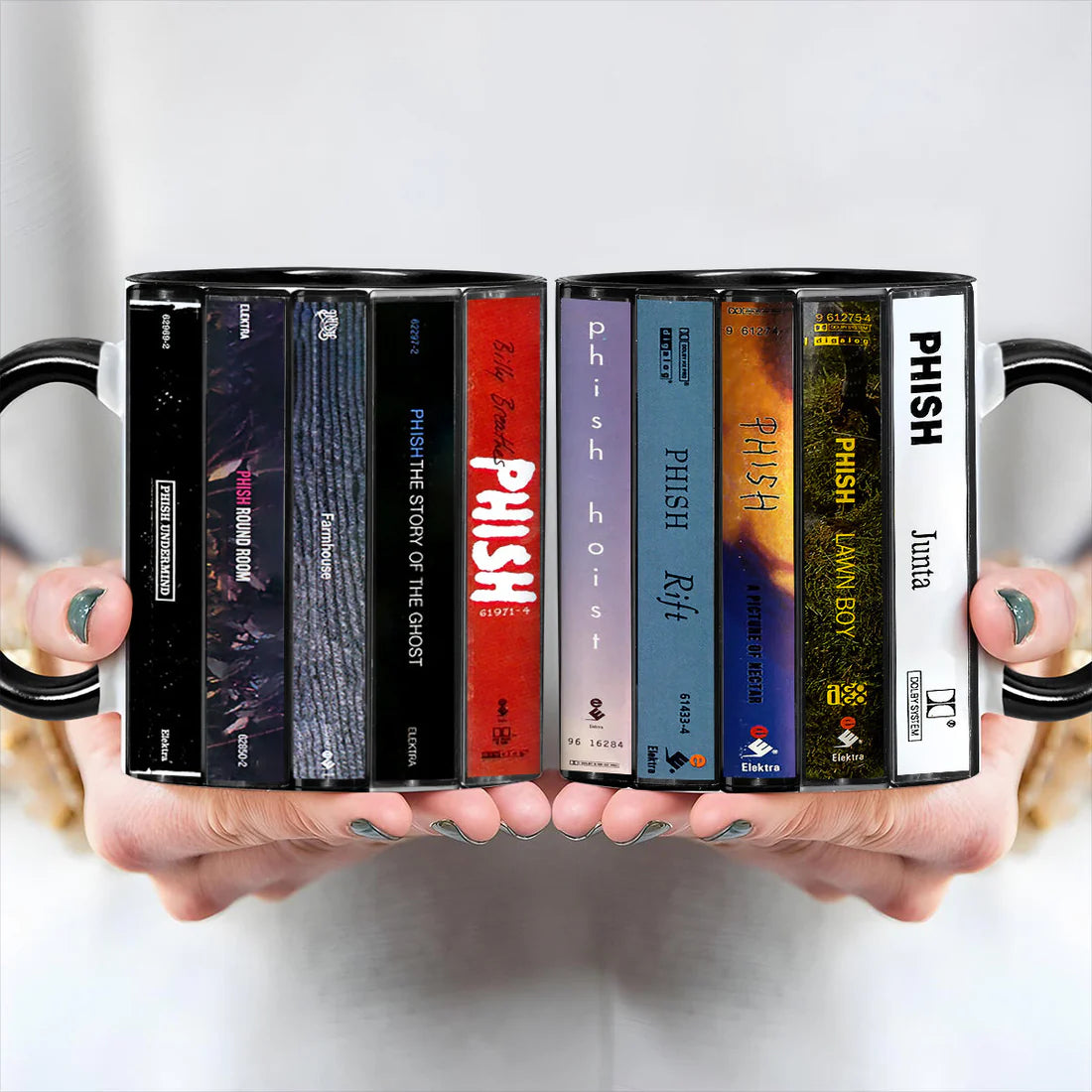 TIKTROVE retro music cassette mugs