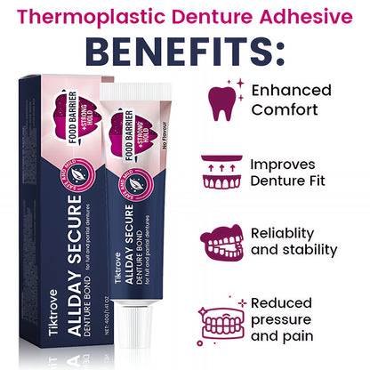 TIKTROVE  AllDay Secure Denture Bond