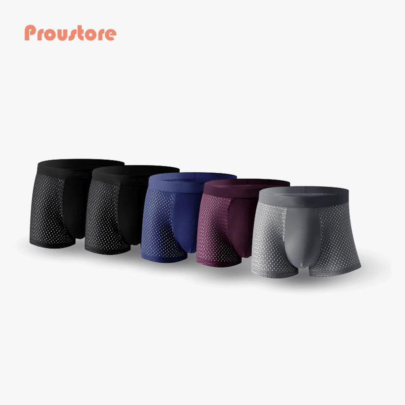 FIBRE BOXER SHORTS - FOR ALL-DAY COMFORT
