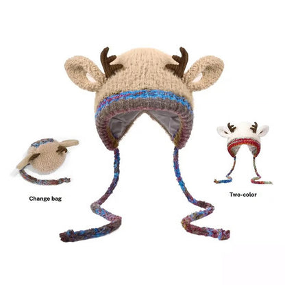 🔥Original design Festive Christmas Antler Hat