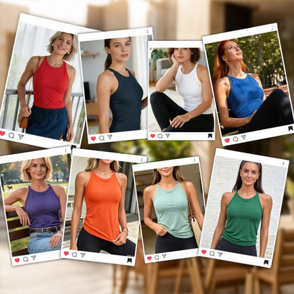 Built-In Bra Racerback Sports Cami Top