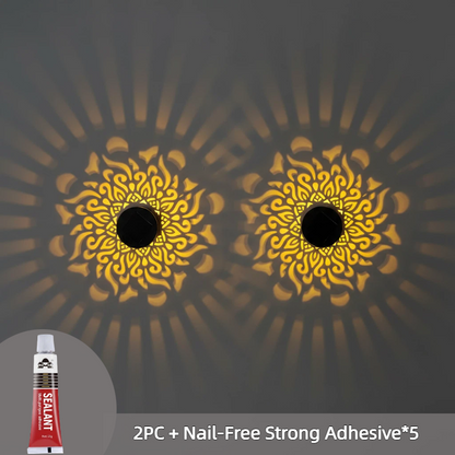 📢📢50% OFF !!!⏰Solar-Powered Mandala Projector Light