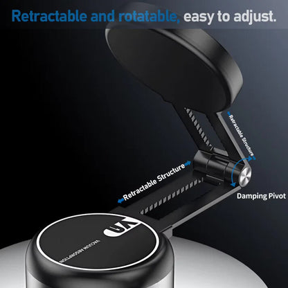 Foldable Portable Vacuum Magnetic Cell Phone Holder