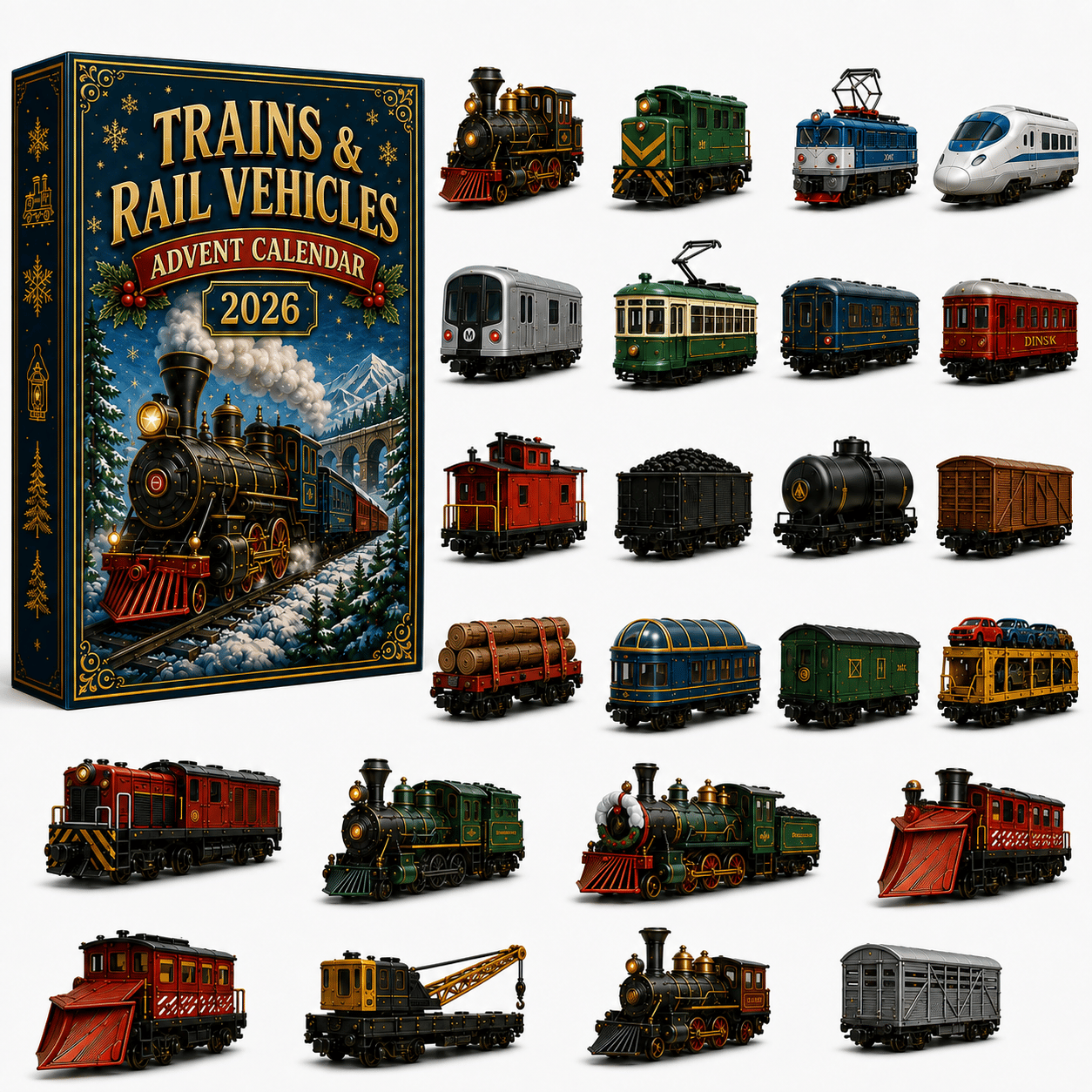 🚂Trains & Rail Vehicles Advent Calendar 2026