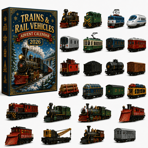 🚂Trains & Rail Vehicles Advent Calendar 2026