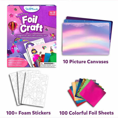 Foil Art & Craft Activity 🤲💓No Mess Art Kit