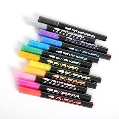 🎁Best Gift🎅Marker Pen for Highlight  （12 colors）