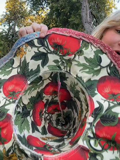 The Quilted Witch Hat | Handcrafted Folk Art Hat