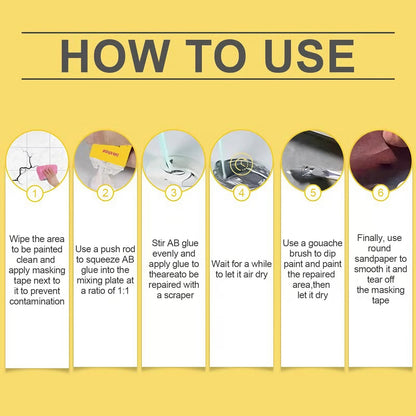 🔥🔧Quick-Drying Tile Repair Glue - Complete Tool Kit for DIY – Fix Cracks Permanently in Minutes!✨