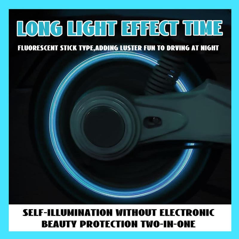 16PCS Glow-in-the-Dark Car Tire Valve Cap Set