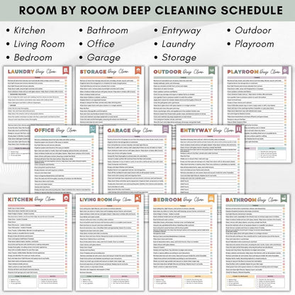 ADHD Cleaning Planner Bundle