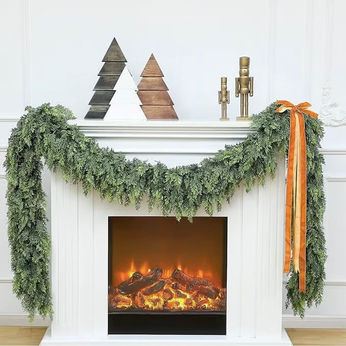 🎅⛄2025 Christmas Artificial Cedar Garland🎄