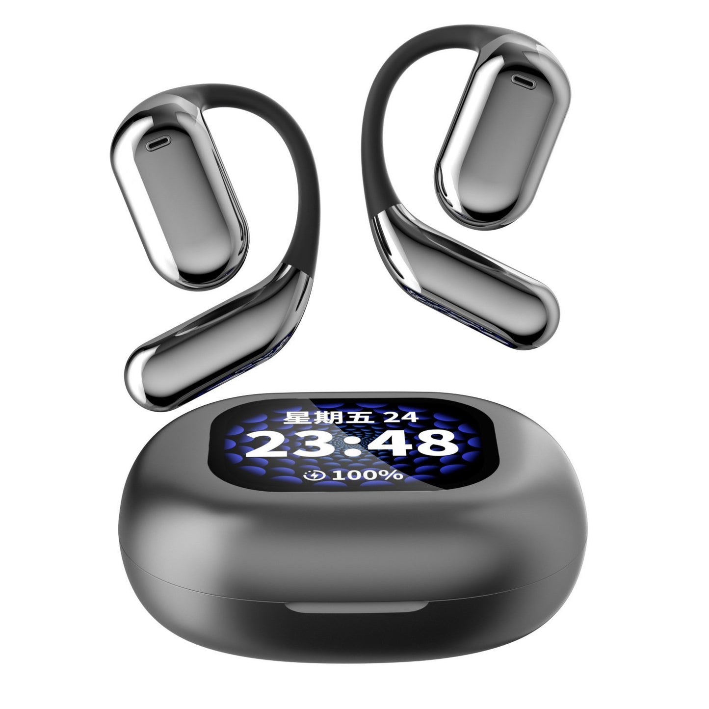 🔥⏰True Powerful Bluetooth 5.4 Open Ear Earbuds, IPX5 Waterproof