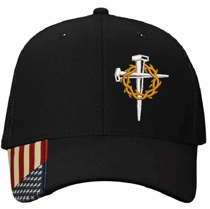 ✝️Adjustable Jesus 3 Nail Cross Hat?