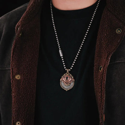 🔥👁️‍🗨️Handmade Tarot Vision Pendant: Connect to Cosmic Wisdom Anytime(✨Comes with instruction manual)
