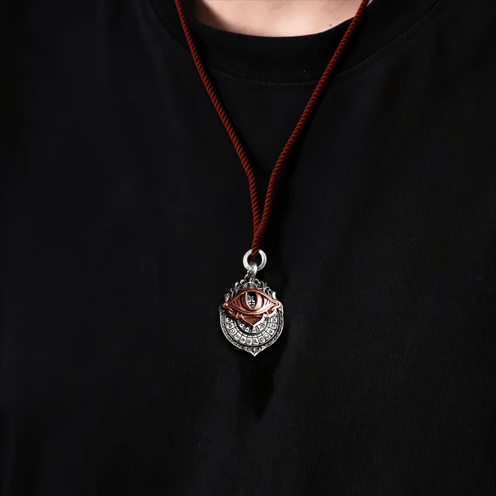 🔥👁️‍🗨️Handmade Tarot Vision Pendant: Connect to Cosmic Wisdom Anytime(✨Comes with instruction manual)