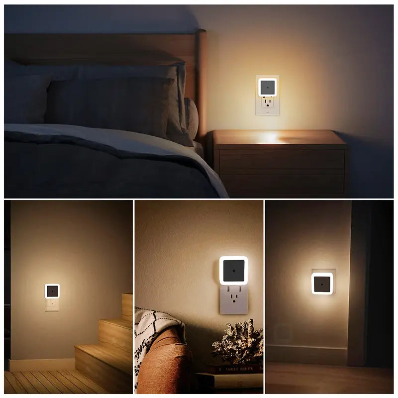 🔥Night Lights Plug into Wall 6-Pack, Plug in Night Light, Dusk to Dawn Nightlight Led Night Lights✨
