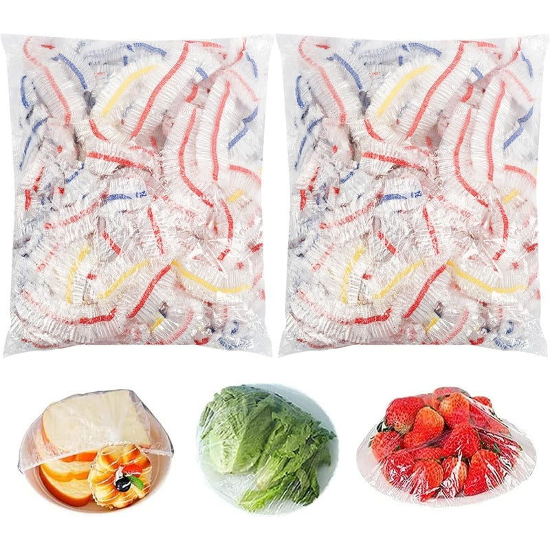 Tiktrove Fresh Keeping Bags – Elastic Plastic Bowl Covers