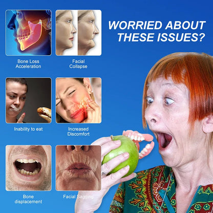 Medical Full Denture with Strong Suctiond🦷Obtain American Dental Association (ADA) Certification