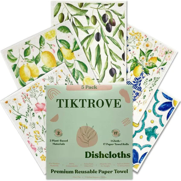 Dishcloths for Kitchen & Cleaning | 5 Pack