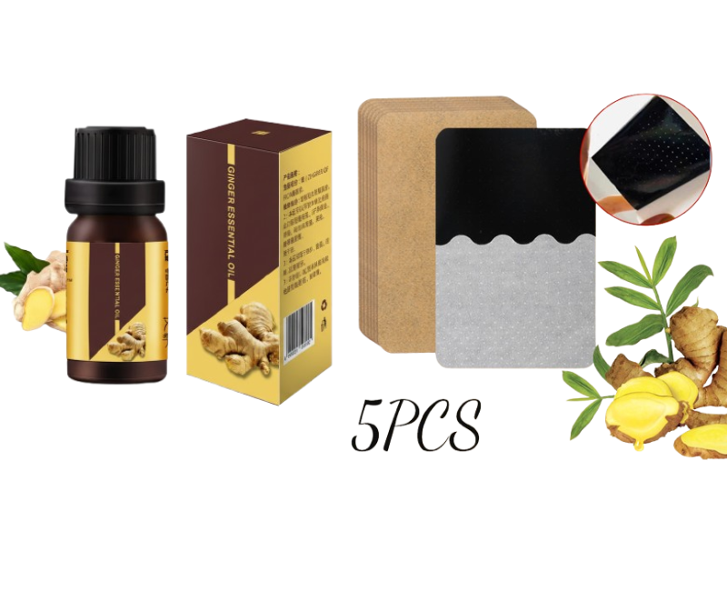⏳Time-Limited Special⏰ Ginger Pain Relief Patches – Natural Heat Therapy for Aches & Stiffness | Stick It Where It Hurts! 💆‍♀️
