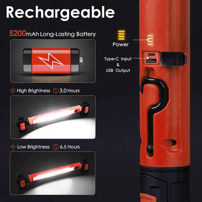 🔥🔦3000 Lumens Rechargeable Work Light