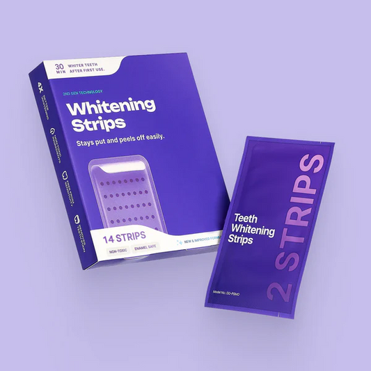 Tiktrove Purple Teeth Whitening Strips