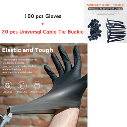 🎁 Nitrile Pro Gloves – Heavy Duty, Slip & Stain Resistant, Scratch Resistant