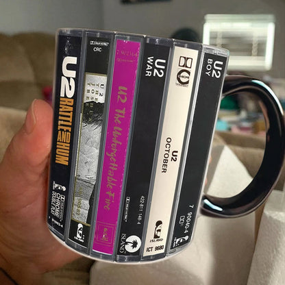 TIKTROVE retro music cassette mugs