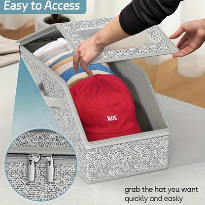 Multifunctional Foldable Dust Hat Storage Box